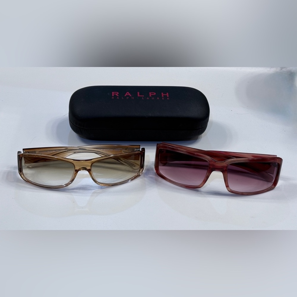 Ralph Lauren Women's Sunglasses - Tan and Red